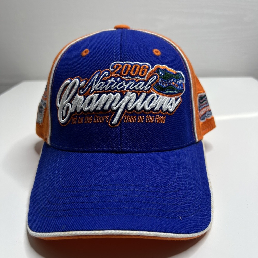 NCAAFlorida Gators 2006 National Champions Adjustable Hat Deadstock New